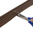 Selvklebende vindues tætningsbånd Brun 10 x 6 mm 50 m EPDM-skum