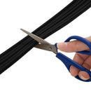 Selvklebende vindues tætningsbånd Sort 9 x 6 mm 25 m EPDM-skum