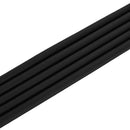 Selvklebende vindues tætningsbånd Sort 9 x 8 mm 50 m EPDM-skum