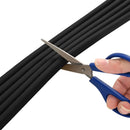 Selvklebende vindues tætningsbånd Sort 9 x 8 mm 100 m EPDM-skum