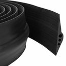Garage Gulvforsegling Sort 78 x 14 mm 1,5 m EPDM gummi