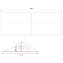 Garage Gulvforsegling Sort 78 x 14 mm 4,5 m EPDM gummi