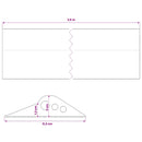 Garage Gulvforsegling Sort 112 x 20 mm 3,5 m EPDM gummi