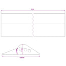 Garage Gulvforsegling Sort 112 x 20 mm 4 m EPDM gummi