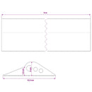Garage Gulvforsegling Sort 112 x 20 mm 5 m EPDM gummi