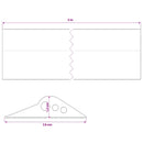 Garage Gulvforsegling Sort 75 x 12 mm 2 m EPDM gummi