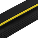 Garage Gulvforsegling Sort og Gul 12 x 90 mm 2 m PVC