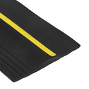 Garage Gulvforsegling Sort og Gul 12 x 90 mm 6,5 m PVC