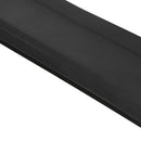 Garage Dør Tætning Sort 52 x 2 mm 2,5 m PVC
