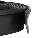 Garage Dør Tætning Sort 52 x 2 mm 3 m PVC