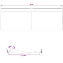 Garage Dør Tætning Sort 52 x 2 mm 4,5 m PVC