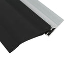 Garage Dør Tætning Sort 52 x 2 mm 5 m PVC