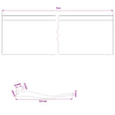 Garage Dør Tætning Sort 52 x 2 mm 5 m PVC
