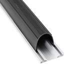 Garage Dør Tætning Sort 70 x 6 mm 5 m PVC