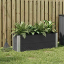 Højbed Sort 100 x 30 x 36 cm