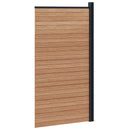 Hegnspanel WPC og Aluminium Brun