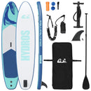 Oppustelig Stand Up Paddle Board HYDROS 335 x 76 x 15 cm Turkis