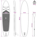 Oppustelig Stand Up Paddle Board SCYLLA 366 x 81 x 15 cm Blå
