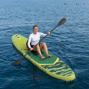 SUP board med sæde 2-i-1 POSEIDON 335 x 76 x 15 cm Grøn til