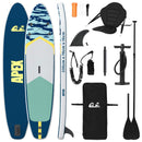 SUP board med sæde 2-i-1 APEX 335 x 76 x 15 cm Blå til
