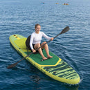 SUP board med sæde 2-i-1 POSEIDON 366 x 81 x 15 cm Grøn til