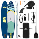 SUP board med sæde 2-i-1 APEX 366 x 81 x 15 cm Blå til