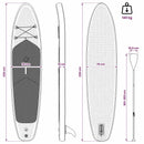 Oppusteligt SUP Board med Sejl POSEIDON 330 x 76 x 15 cm Grøn