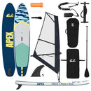 Oppusteligt SUP Board med Sejl APEX 330 x 76 x 15 cm Blå til
