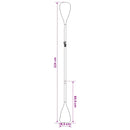 2 i 1 Kayak & SUP Paddle 203 x 19,5 cm Sort