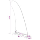 SUP fin 3,5 x 18 x 21,5 cm Nylon Sort