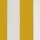 Havesol 300 x 300 cm Polyester Rektangulær Gul og Hvid