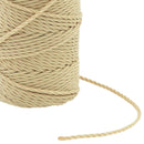 Bådsnor 2 mm 25 m Naturfarvet