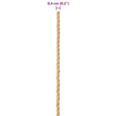 Bådsnor 4 mm 50 m Naturfarvet