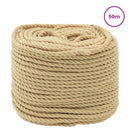 Bådsnor 4 mm 50 m Naturfarvet