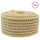 Bådsnor 18 mm 50 m Naturfarvet