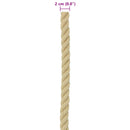 Bådsnor 2 mm 25 m Naturfarvet
