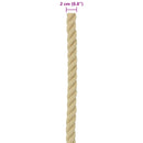 Bådsnor 2 mm 100 m Naturfarvet