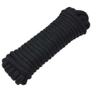Bådsnor 12 mm 9 m Sort Polyester