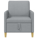 Sofa med opbevaring Lysegrå 72 x 78 x 87 cm Polyester