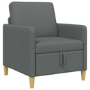 Sofa med opbevaring Mørkegrå 72 x 78 x 87 cm Polyester