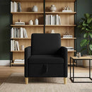 Sofa med opbevaring Sort 72 x 78 x 87 cm Polyester