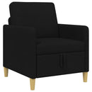Sofa med opbevaring Sort 72 x 78 x 87 cm Polyester