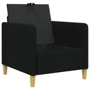 Sofa med opbevaring Sort 72 x 78 x 87 cm Polyester