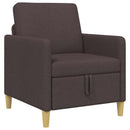 Sofa med opbevaring Mørk Brun 72 x 78 x 87 cm Polyester