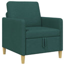 Sofa med opbevaring Mørkegrøn 72 x 78 x 87 cm Polyester