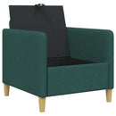Sofa med opbevaring Mørkegrøn 72 x 78 x 87 cm Polyester