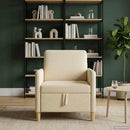 Sofa med opbevaring Cremefarvet 72 x 78 x 87 cm Polyester