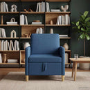 Sofa med opbevaring Blå 72 x 78 x 87 cm Polyester