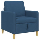 Sofa med opbevaring Blå 72 x 78 x 87 cm Polyester