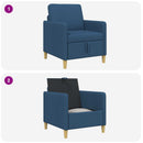 Sofa med opbevaring Blå 72 x 78 x 87 cm Polyester